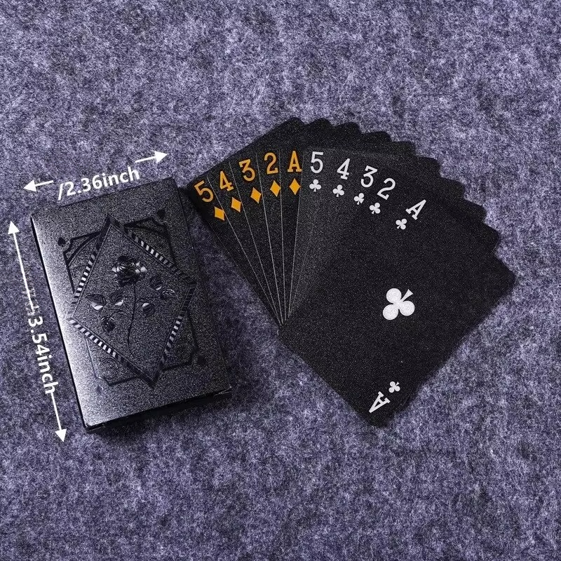 Kalsten | Luxury Black & Gold Waterproof Poker Playing Cards