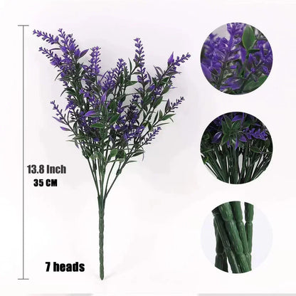 BowLift | Floraven Lavender Bouquet | Artificial & Carefree | 5 Stems | For Indoor & Outdoor