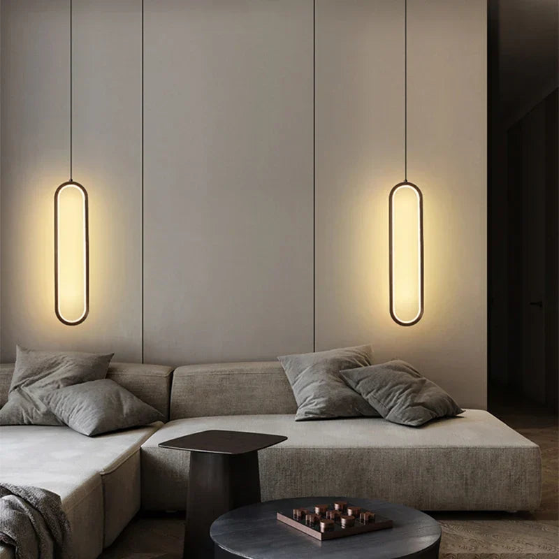 Modern LED Ring Pendant Light | Nordic Luxury Chandelier for Living Room, Bedroom, and Bar | Kalsten