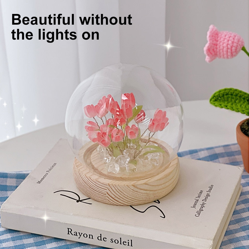 Shiny Tulip Handmade Night Lamp | Kalsten