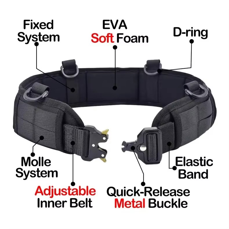 Kalsten | Tactical Quick Release Nylon Belt with Metal Buckle for Outdoor Sports
