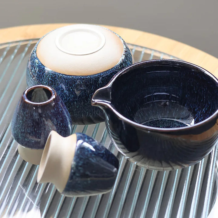 Ceramic Matcha Set Green Standard Size Bowl Whisk Brush for Tea Ceremony-4