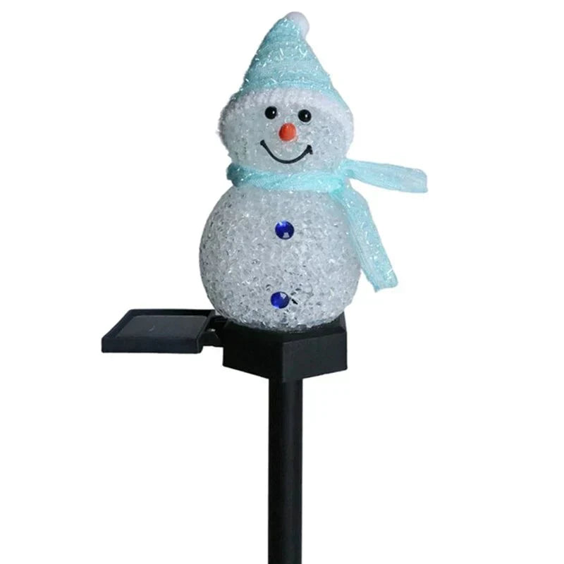 Solar-Powered Snowman Lamp - SolarSnow | Kalsten