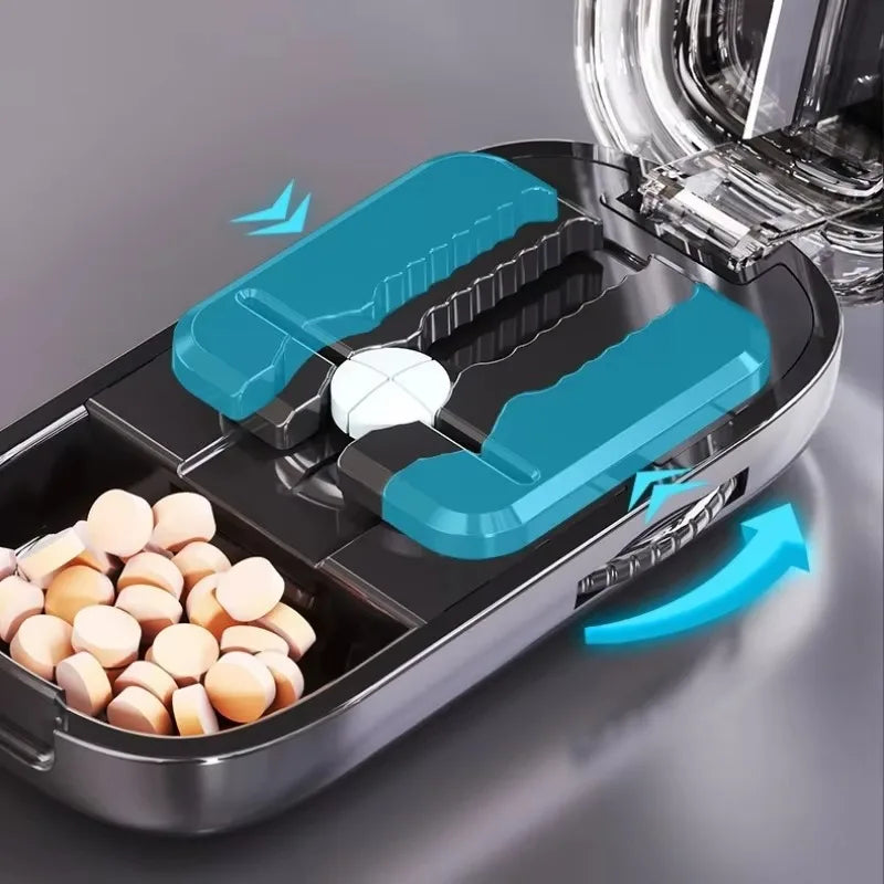 Kalsten | Pocket Size Dustproof Pill Cutter Organizer
