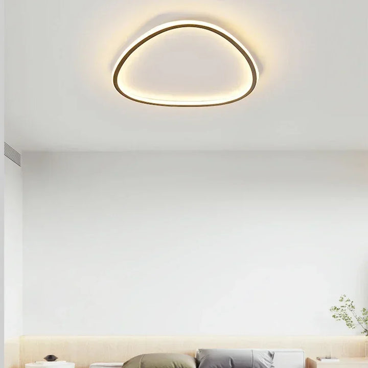 Modern LED Ceiling Lamp - Elegant Oval Design for Versatile Indoor Lighting | Kalsten