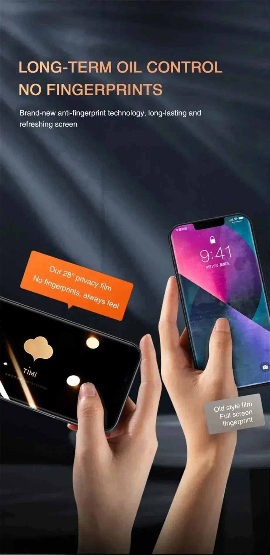 Kalsten | Privacy Screen Protector Anti Scratch Shield