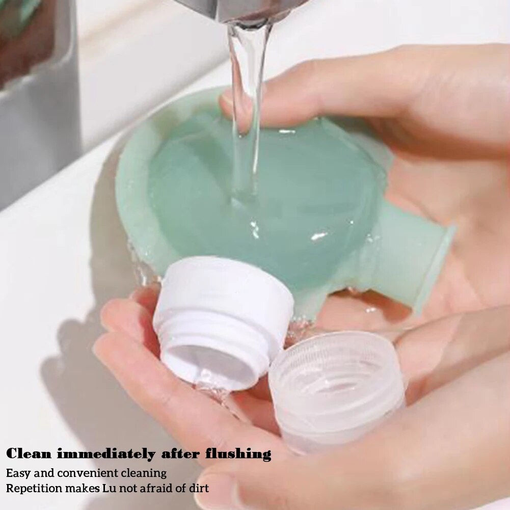 Leakproof Silicone Squeeze Bottle Travel Liquid Dispenser | Kalsten