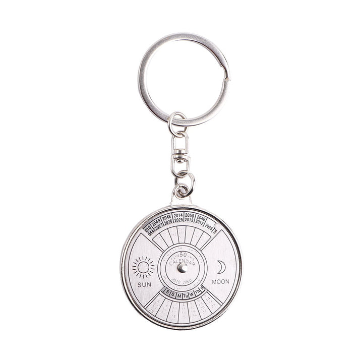 Creative Time Portal Mini Metal Calendar Keychain | Kalsten