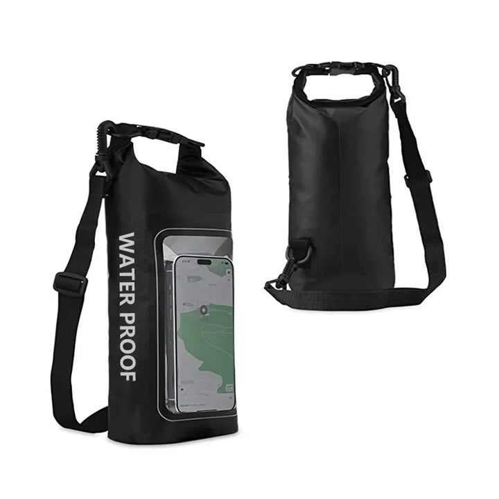 Kalsten | AquaVault Waterproof Dry Bag 2L | With Touchscreen Window | Outdoor Bag for Kayaking, Trekking & Water Sports