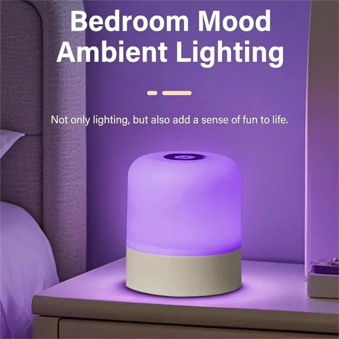 Color Changing Touch Table Lamp With Remote Control For Bedroom Or Living Room | Kalsten