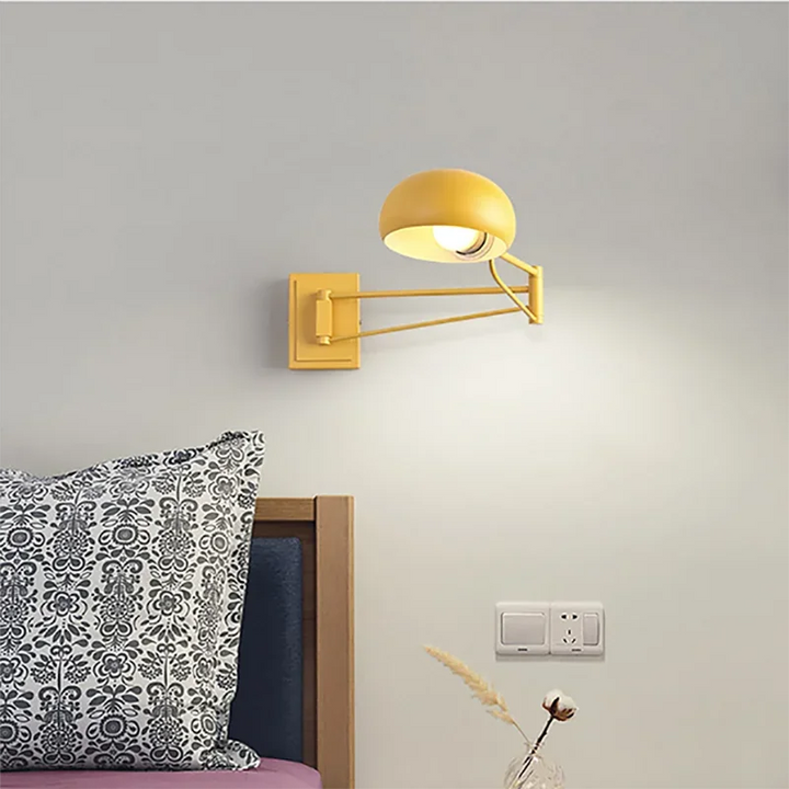 Modern Foldable LED Wall Lamp – Retractable Eye-Protective Wall Light for Bedroom, Study, Living Room, and Bathroom | Kalsten