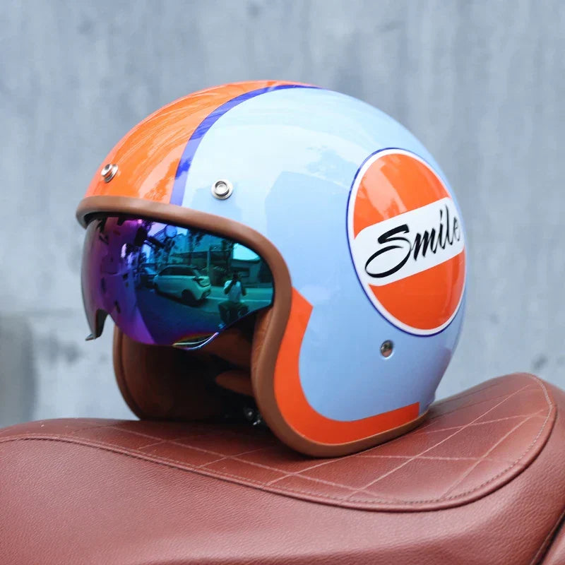 Kalsten | Retro Motorcycle Helmet 3/4 Open Face – Valor