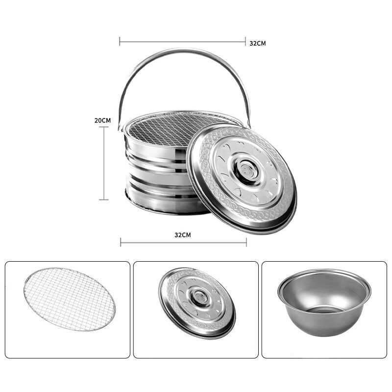 Hiking Time Barbecue Heating Pot | Kalsten