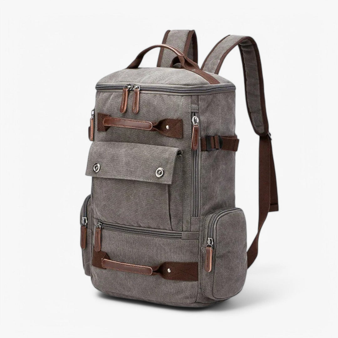 Kalsten | Vintage Canvas Backpack – Stylish & Functional with Laptop Compartment for Everyday & Adventure