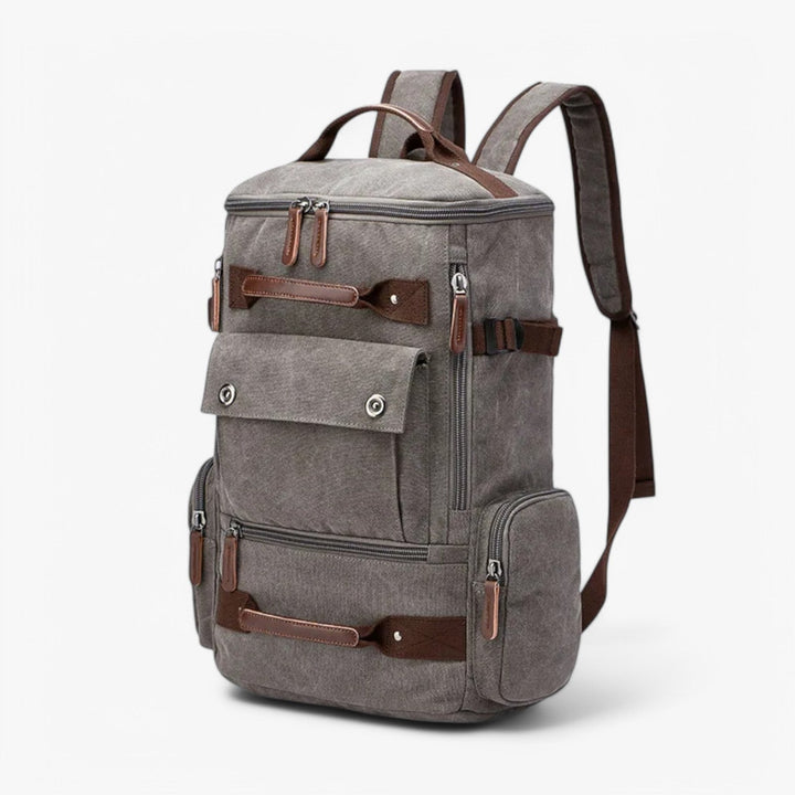 Kalsten | Vintage Canvas Backpack – Stylish & Functional with Laptop Compartment for Everyday & Adventure