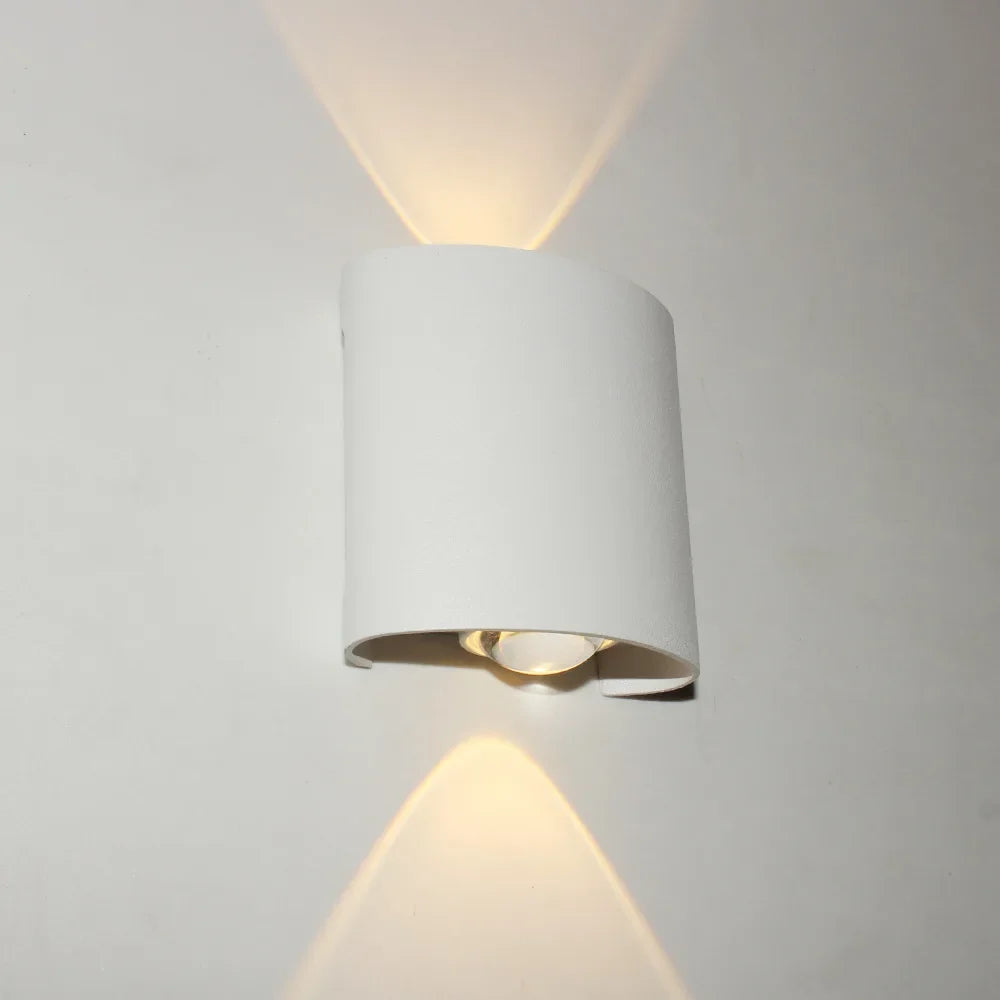 Body Motion Sensor Wall Light Waterproof Outdoor LED Wall Sconce Up Down Glowing Lamps Garden Yard Induction Corridor Wall Lamp | Kalsten