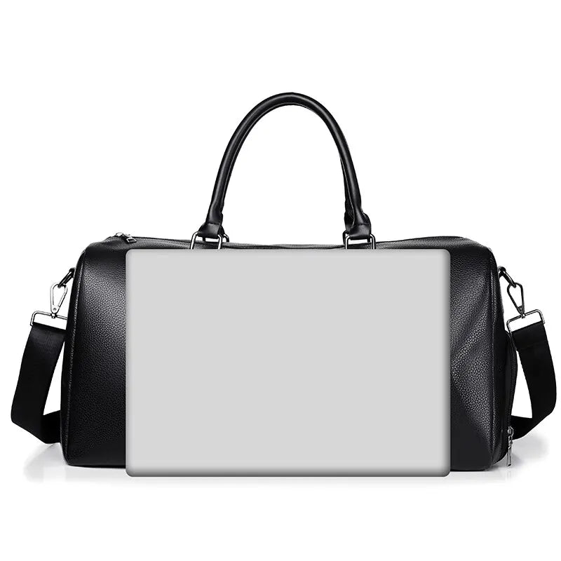 Kalsten | Travel bag Ravemo Roadster | Retro sports bag made of waterproof PU | 44×33×21 cm | For short trips, training & motorcycling