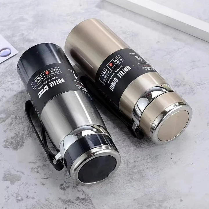 Stainless steel vacuum insulated thermos bottle 1000 ml | Kalsten