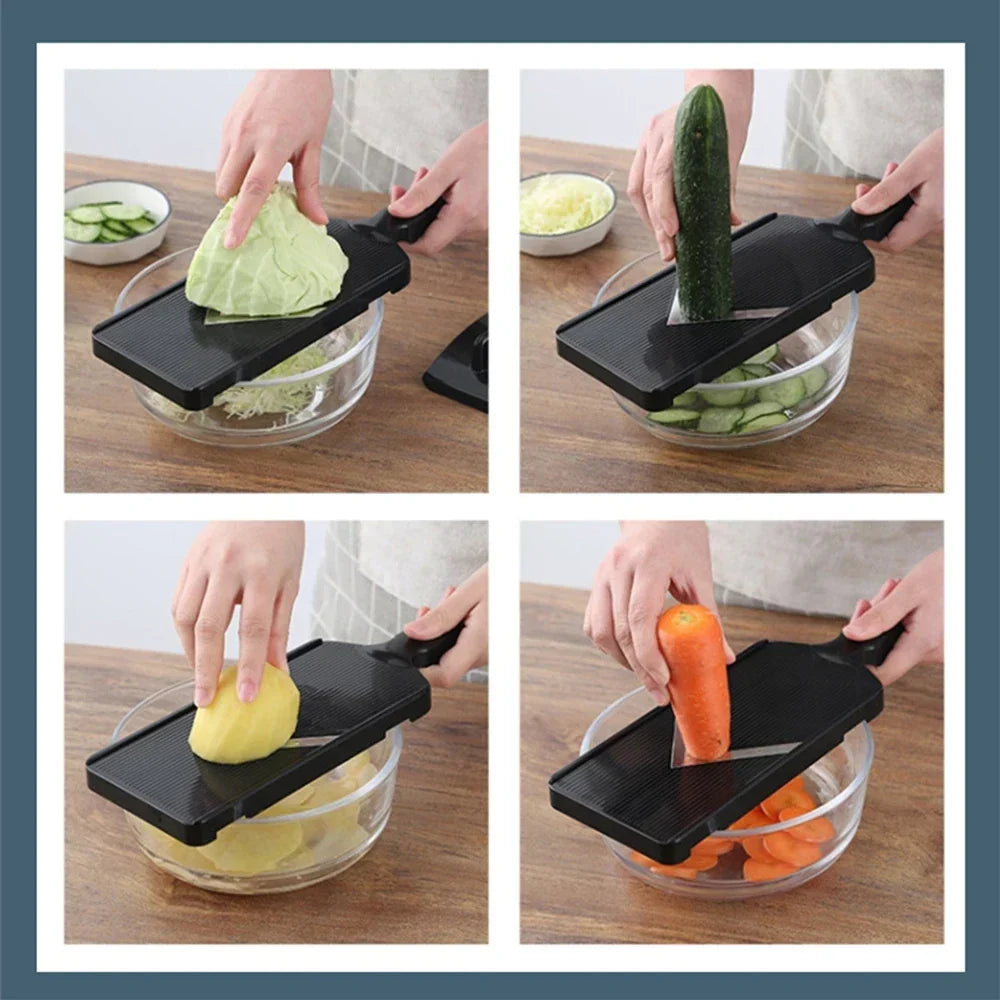Kalsten | SchnittWerk Cabbage Shredder made of stainless steel | Fine slicer for vegetables & salads | Non-slip & sharp | Ideal for cabbage & raw vegetables