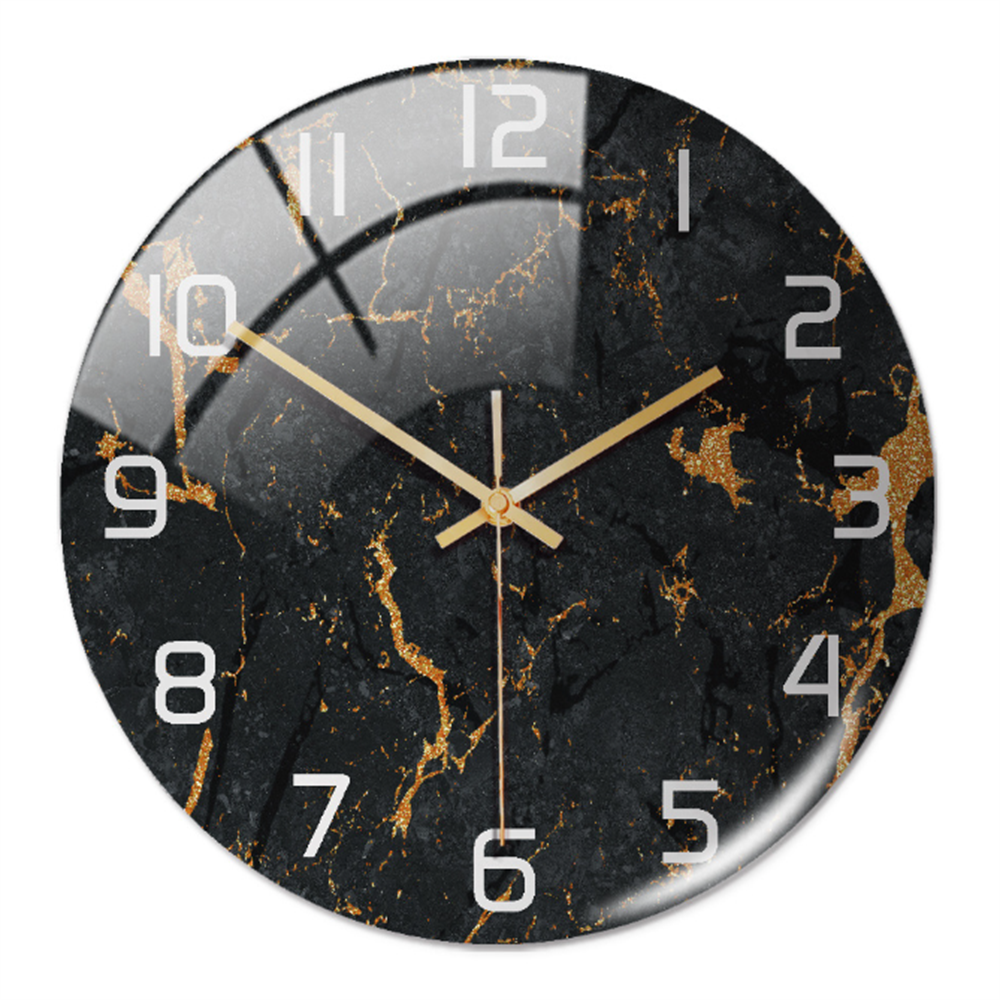 Stylish Marble Wall Clock with Silent Mechanism Kalsten