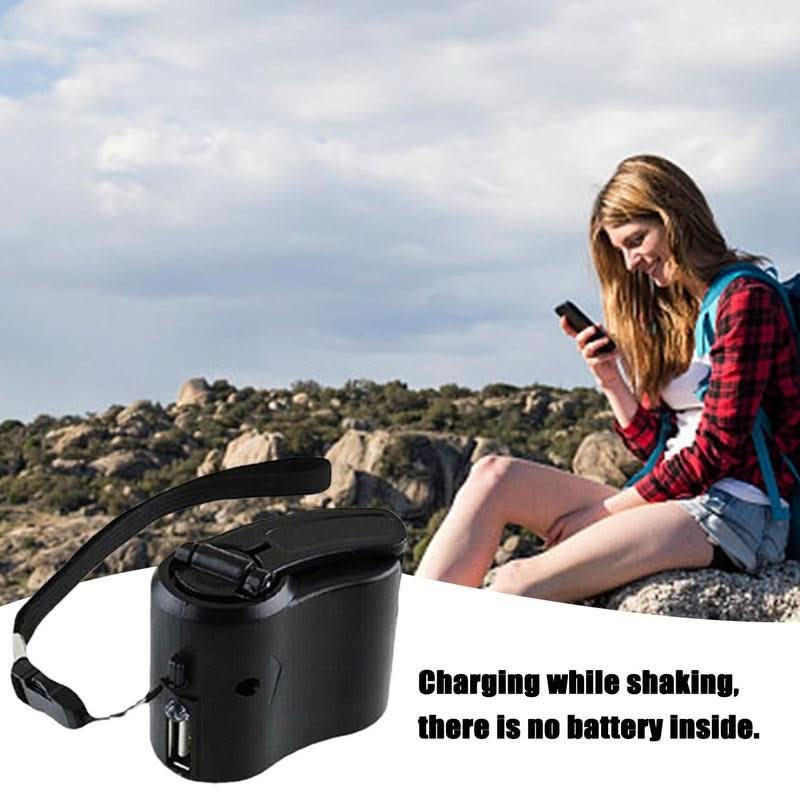 Kalsten | Portable Hand Crank Emergency Charger with USB & LED