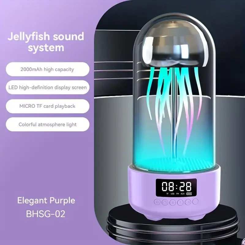 Jellyfish Portable Powerful Colorful Speaker Night Lamp | Kalsten