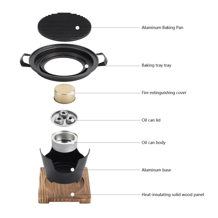 Mini BBQ Non-Stick Japanese Grill | Kalsten