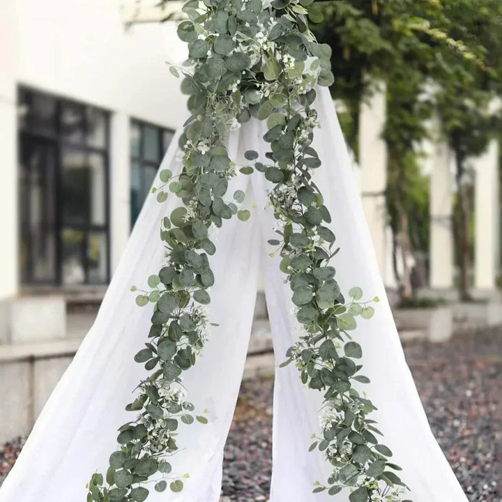 Kalsten | Garland - EvaGreen - Artificial Eucalyptus - 2-Piece Set