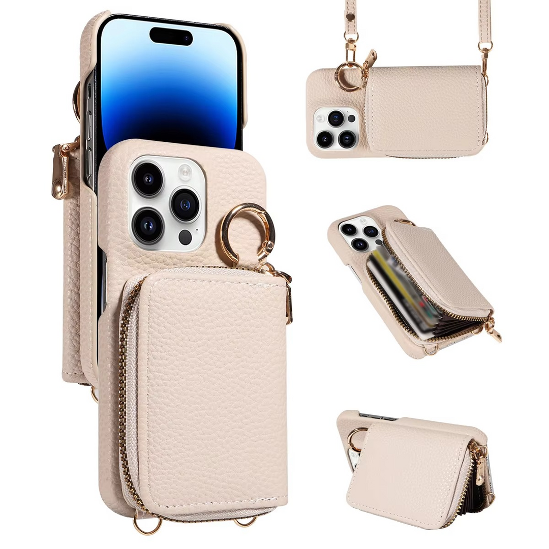 Kalsten | Premium Leather Multi-Function iPhone Case with Anti-Degaussing Protection