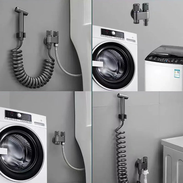Dual Flow Pro – 2-in-1 Wall faucet for toilet and washing machine Kalsten