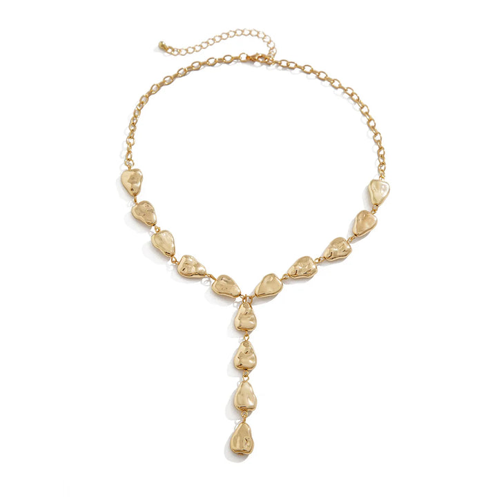 Kalsten | Modern Stone Inspired Lariat Necklace