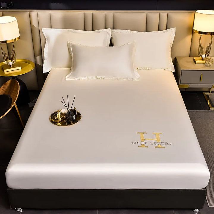 Kalsten | Solid Color Silk Bed Sheet
