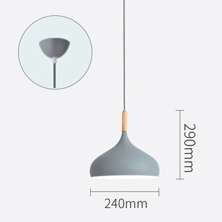 LED Iron Chandelier Pendant Lamp - Vintage Hanging Light | Kalsten
