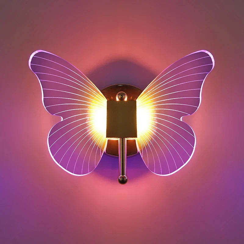Butterfly LED Wall Lamp: Add Colorful Elegance to Your Space | Kalsten