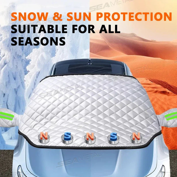 Kalsten | FrostGuard Pro | 5-Layer Windshield Cover | Magnetic & Windproof | Complete Ice Protection