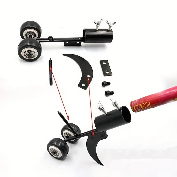 Kalsten | Heavy-Duty Metal Weed Remover Roller, No-Bend Crevice and Stair Weed Puller
