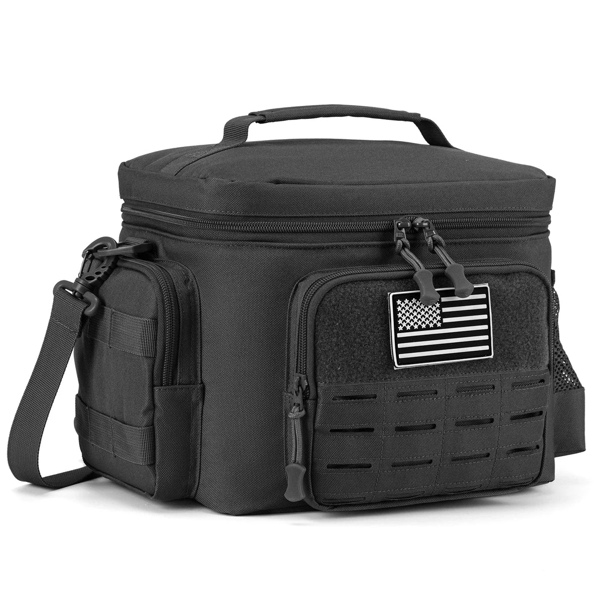 Skanto | Men's Military Tactical Lunch Box - Rugged, Leak-Proof, Insulated Thermal Cooler Bag for Work, Camping, Picnic Meals