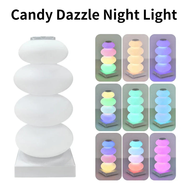 AuraGlow LED table lamp | 16 RGB colors & warm white | Touch dimming | USB operation | 3W | Kalsten