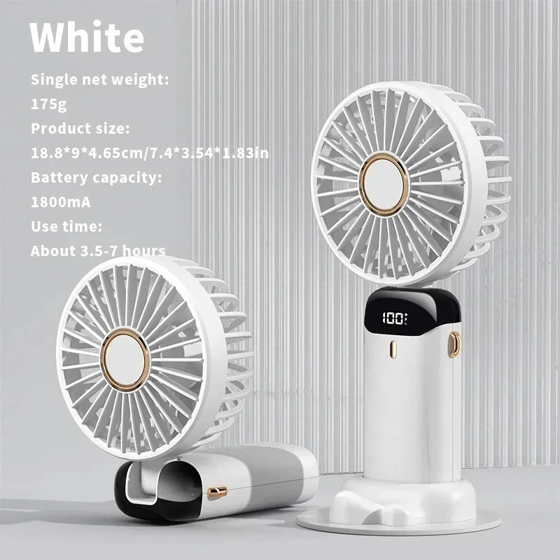 Portable Electric Fan and Mini Air Conditioner – Rechargeable Neck Fans for Home, USB and Handheld | Kalsten