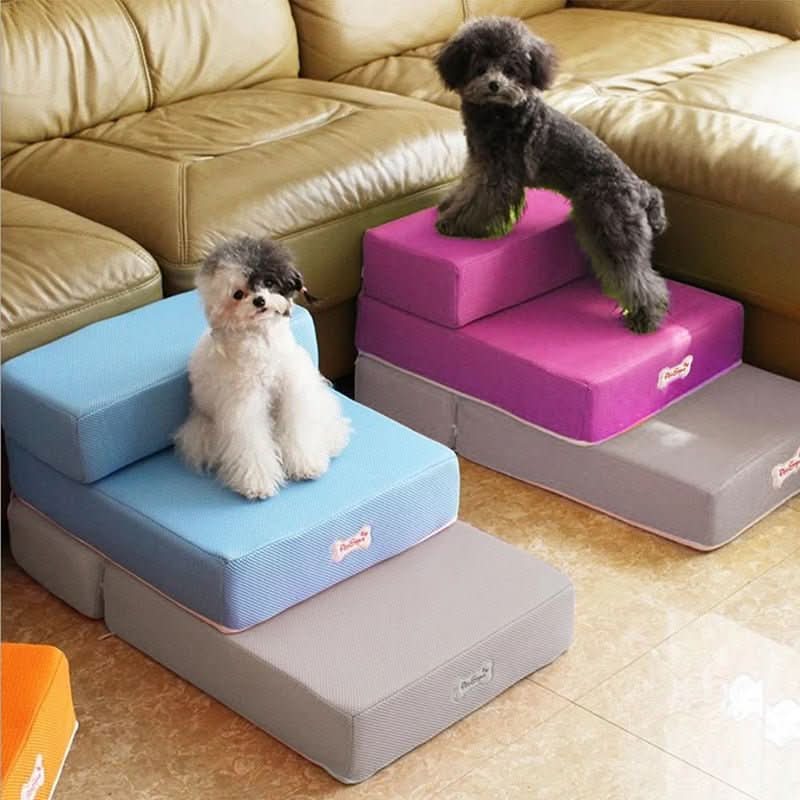 Kalsten | DOGSTEP PRO – Luxury Dog Stair for Joint-Friendly Climbing onto Sofa & Bed