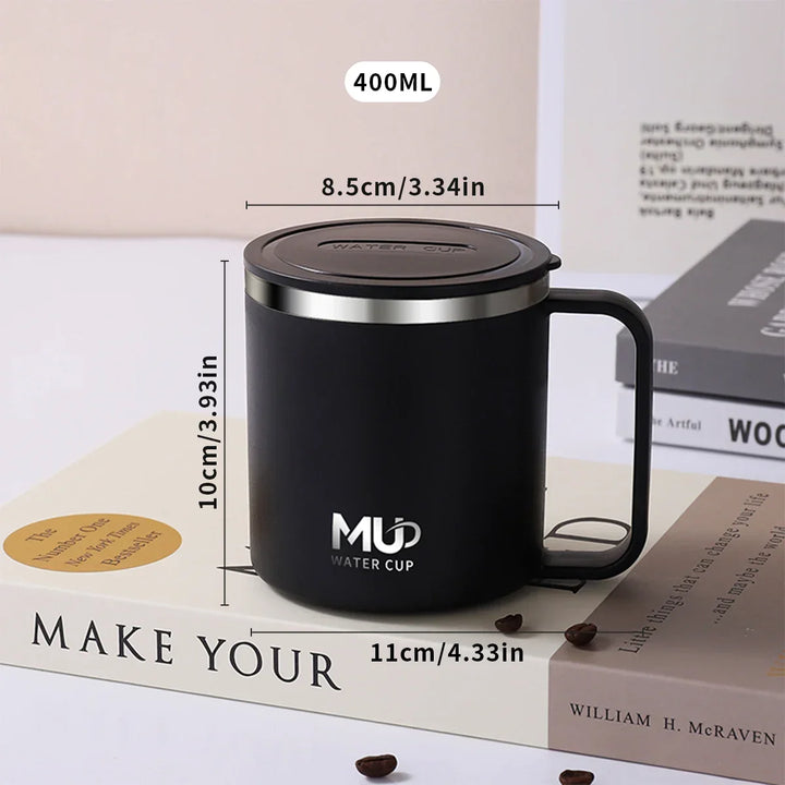 Insulated stainless steel coffee cup with lid | Kalsten