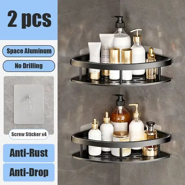 Shower shelf without drilling aluminum | Kalsten