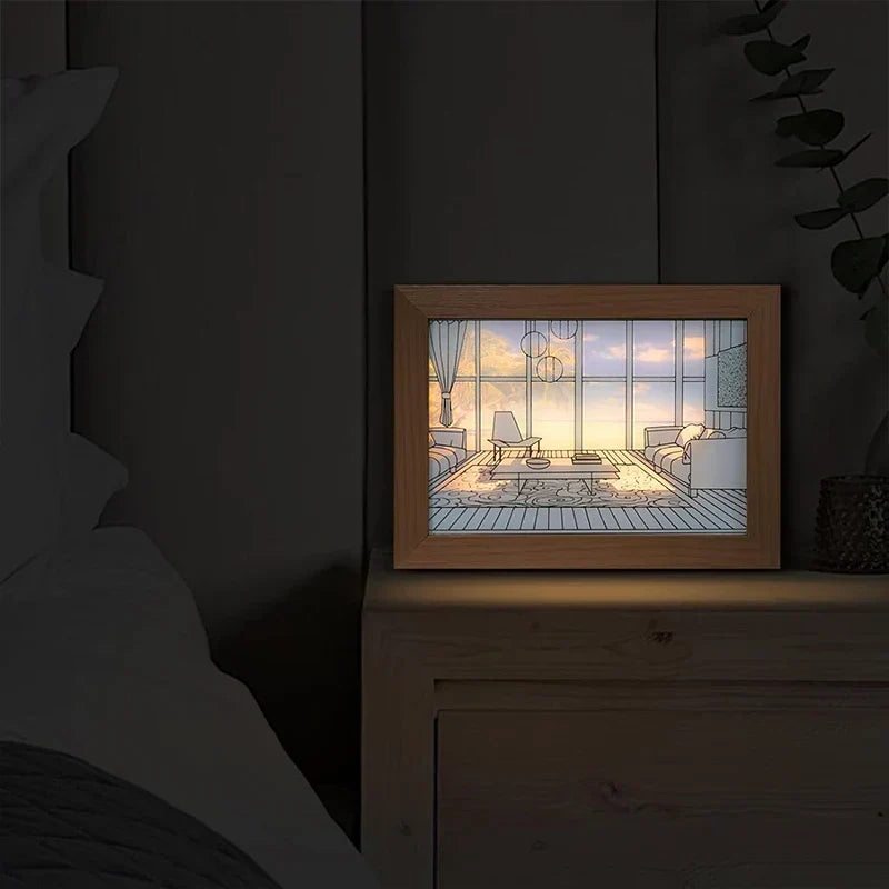 Luminous Decorative Dimmable Artsy Led Light Painting | Kalsten