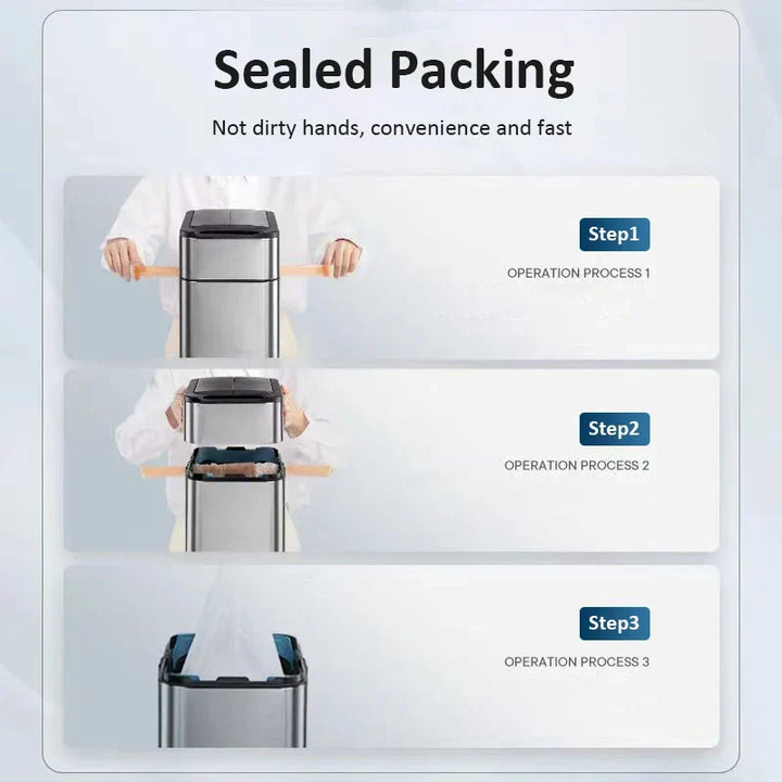 Kalsten | Smart Stainless Steel Automatic Sensor Trash Bin