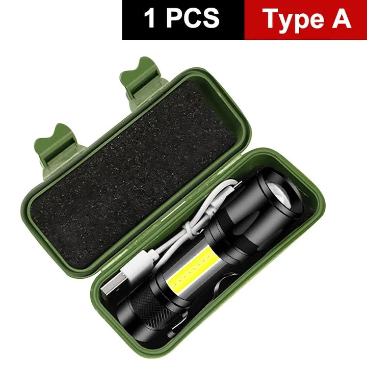 Mini Tactical Camping Rechargeable Flashlight | Kalsten