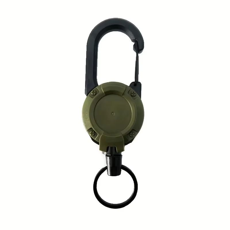 Kalsten | Heavy-Duty Tactical Retractable Keychain – Multi-Use Outdoor Carabiner Tool