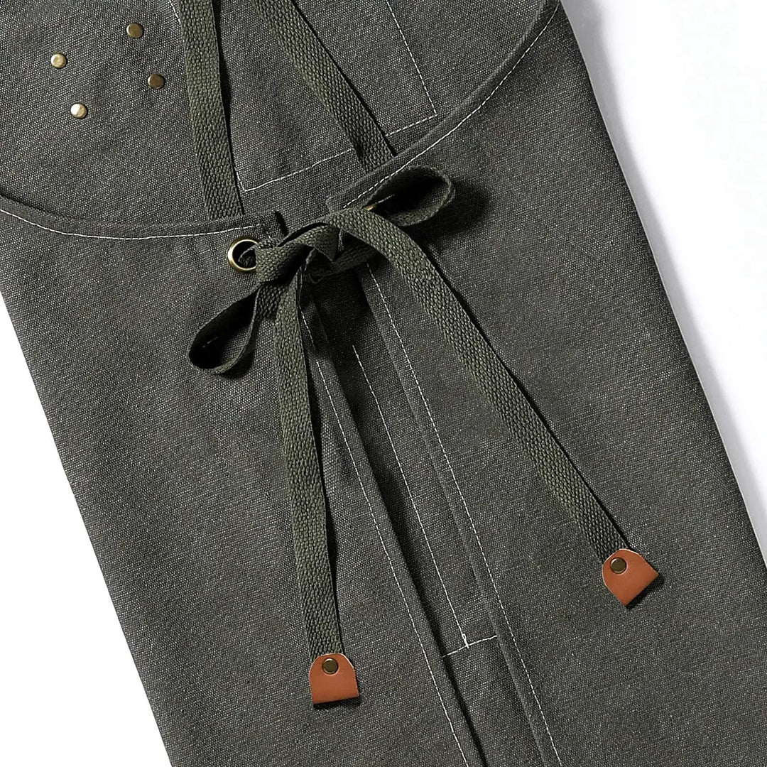 Canvas apron with pockets, adjustable, Unisex | Kalsten