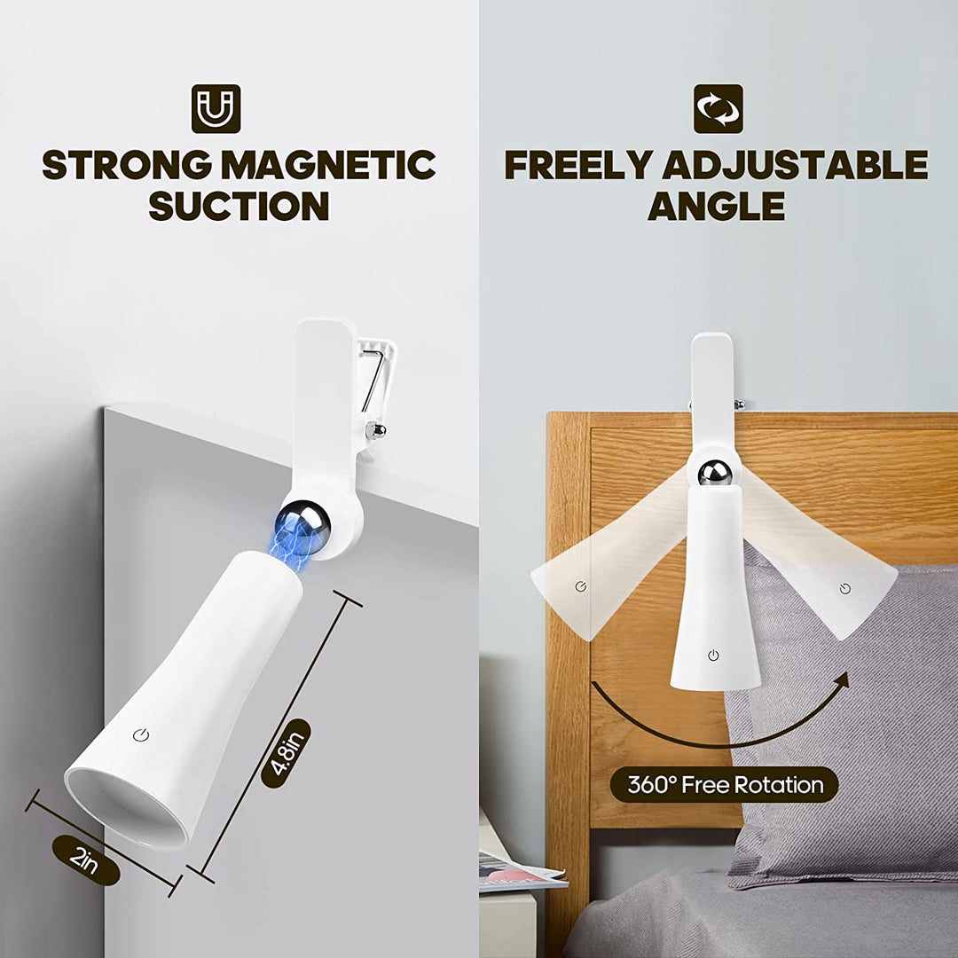 Shiny Orbit Rechargeable Rotating Desk Lamp | Kalsten