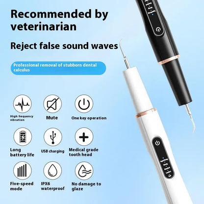 BowLift | DentoraSonic | Ultrasound dental care device for dogs & cats | 5-level tartar remover | USB charging