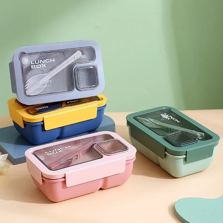 Bento Lunchbox for on the go with cutlery | Kalsten